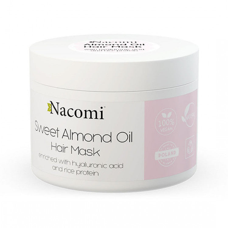 Маска за коса | Nacomi | Almond Oil Hair Mask With Hyaluronic Acid | 200ml