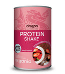 Органски безглутенски 50% протеински шејк од јагода и кокос | Dragon Superfoods | 450 gr