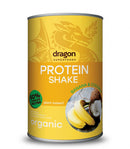 Органски безглутенски 52% протеински шејк од банана и кокос | Dragon Superfoods | 450 gr