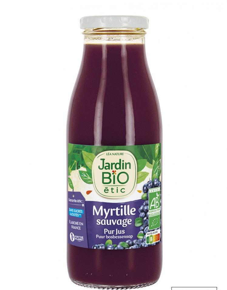 Органски сок од дива боровница | Jardin Bio | 500 ml
