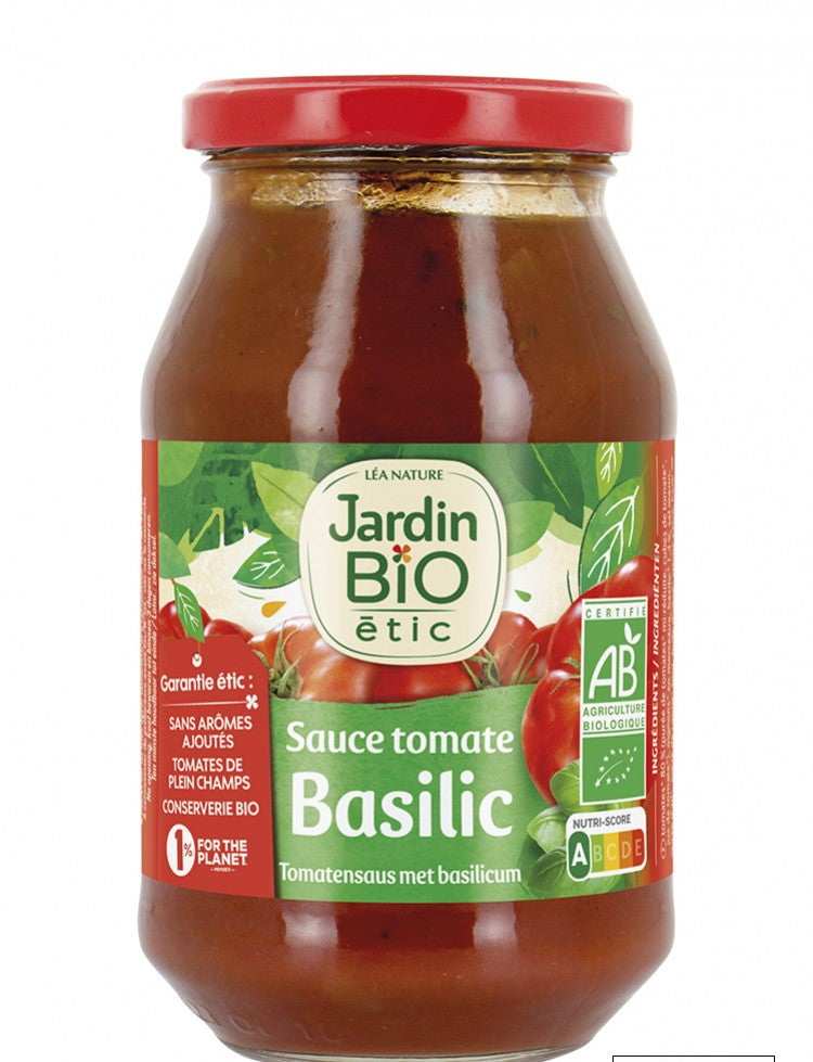 Органски сос од домати и босилек | Jardin Bio | 510 gr