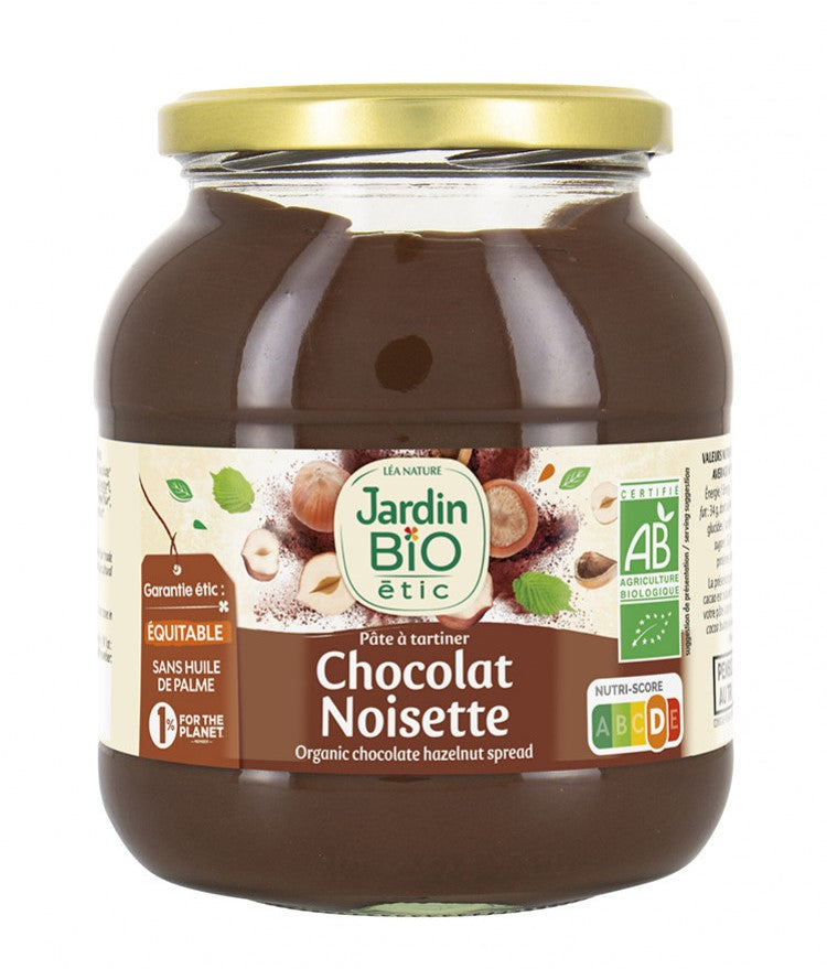 Органски чоколаден крем од лешници | Jardin Bio | 750 gr