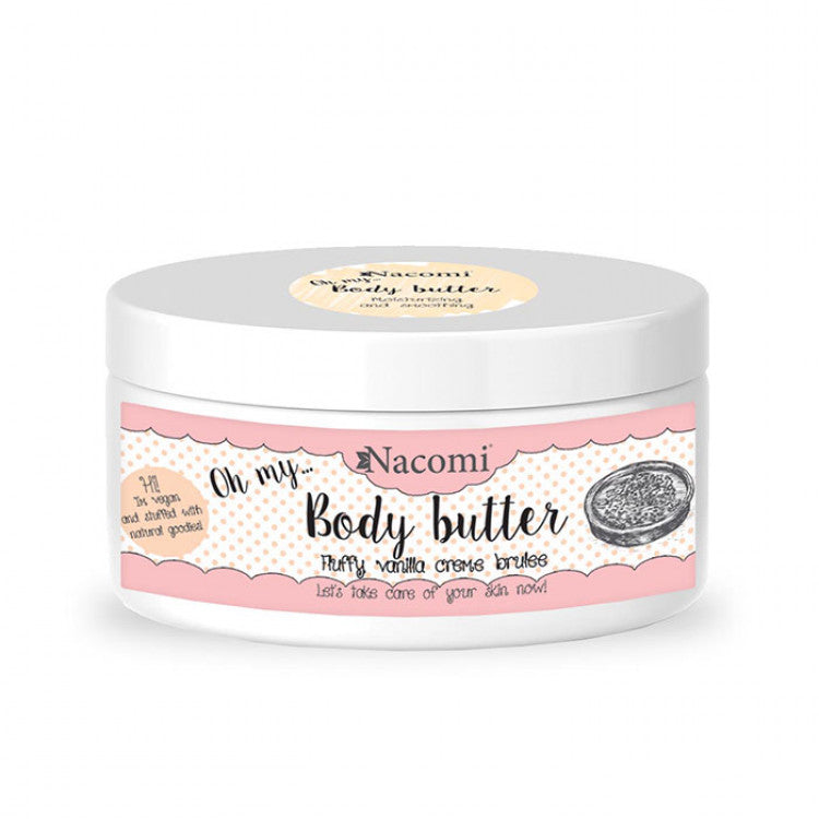 Путер за тело | Nacomi | Creme brulle body butter vanilla | 100 ml