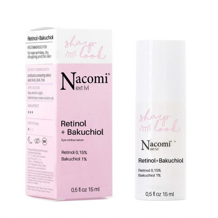 Серум за околу очи | Nacomi | Next Level Anti Wrinkle Eye Serum Retinol 0.15%
