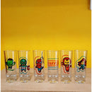 Сет за ракија со шест чашки | Супер херои | Тиноски