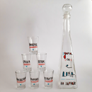 Сет за ракија со шест чашки и шише | Тиноски