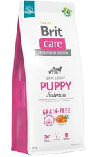 Сува храна за мало куче со вкус на лосос | Brit Care | 12 kg
