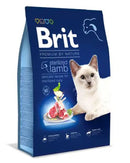 Сува храна за стерилизирано маче со вкус на јагне | Brit | 8 kg