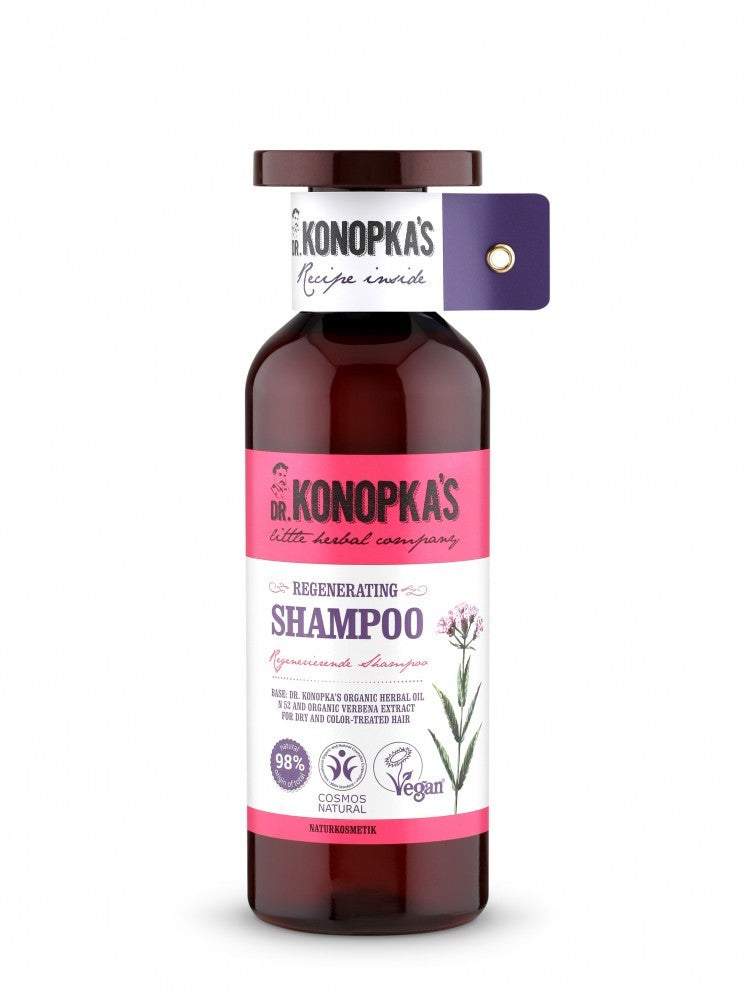 Шампон за обнова на сува и фарбана коса | Dr. Konopka's | 500 ml
