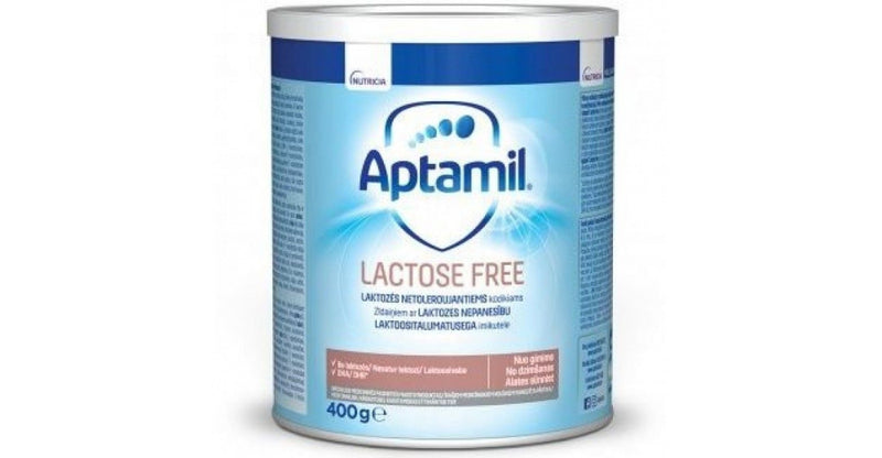 Млечна формула за доенчиња без лактоза | Aptamil | 400 gr.