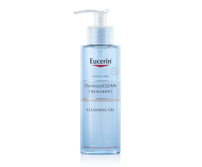 Освежувачки гел за миење лице за нормална и комбинирана кожа | Eucerin DermatoCLEAN | 200ml