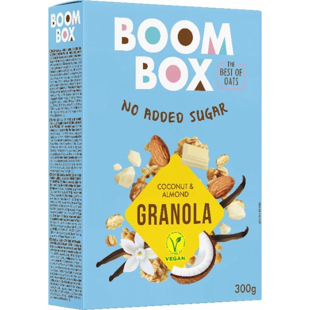 Гранола со бело чоколадо и ванила | Boom Box | 300g