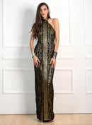 Долг фустан - црн | Bransoa