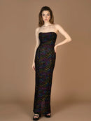 Долг фустан - црн | Bransoa