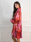 Фустан-кошула - Црвен принт | Bransoa