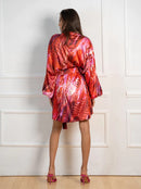 Фустан-кошула - Црвен принт | Bransoa