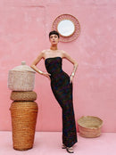 Долг фустан - црн | Bransoa