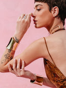 Долг фустан - Animal print | Bransoa