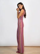 Долг фустан - розев принт | Bransoa