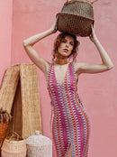 Долг фустан - розев принт | Bransoa