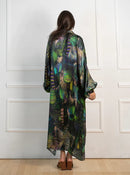 Фустан-кошула - Зелен принт | Bransoa