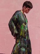 Фустан-кошула - Зелен принт | Bransoa