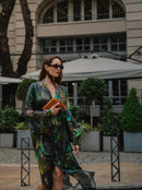 Фустан-кошула - Зелен принт | Bransoa