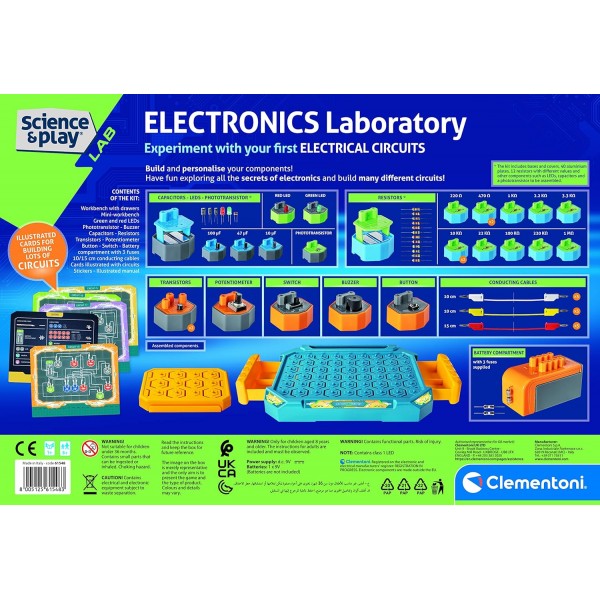 Електро лабораторија | Clementoni Science and Play | 8+ години