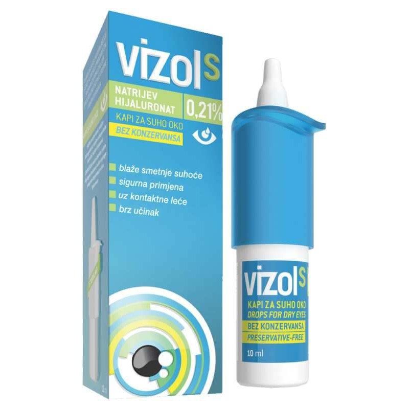 Капки за очи | Jgl | Vizol S 0,21% | 10 ml