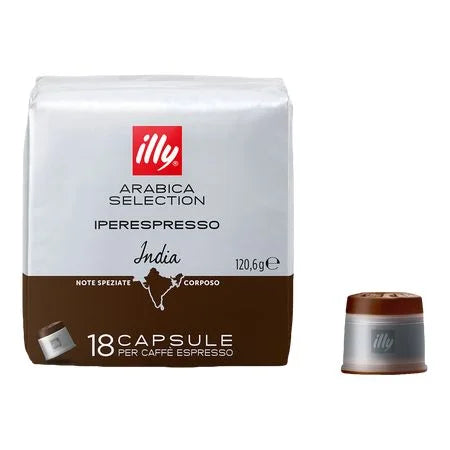 Кафе капсули | Illy | Iperespresso Home Caps Arabica Selection India | 18