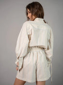 Краток комбизон - бел | Bransoa