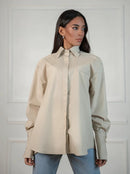 Долга кошула - беж | Bransoa