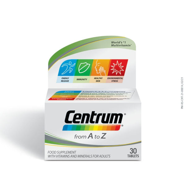 Мултивитамински таблети | Centrum | 30 таблети