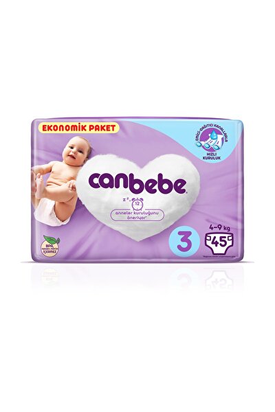 Пелени за бебиња | Canbebe 3 | 4-9 kg | 45 пелени