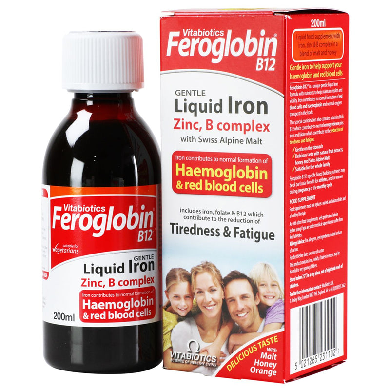 Сируп со додатоци на железо | Feroglobin | 200ml сируп
