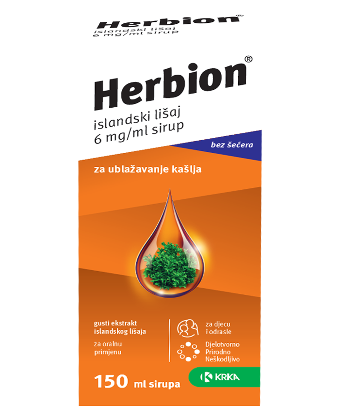 Сируп | Herbion | Исландски лишај | 150 ml