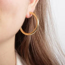 Сребрени обетки големи кругови | Dunipa | ER1001 | Златна боја