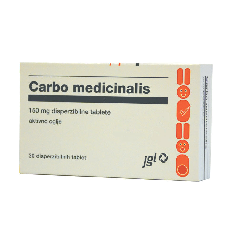 Таблети со активен јаглен | Carbo Medecinalis | 30 x 150mg
