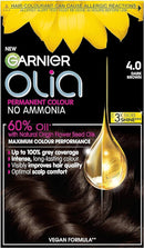Фарба за коса - Olia | Garnier | 4.0 Dark Brown