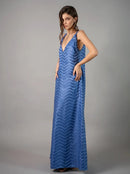 Долг фустан - син | Bransoa