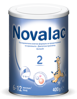 Млечна формула за доенчиња постари од 6 месеци | Novalac 2