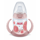 Шише со рачки и силиконско клунче | Nuk | Tempеrature Control (6+мес)