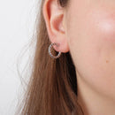 Испреплетени сребрени обетки | Dunipa |  ER1009