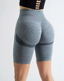 Шорцеви | Scrunched Lifting Contour High Waist Shorts | Be Fit MK