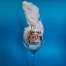 Чаша за вино | It's Always Wine O'Clock | Тиноски