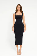 Фустан | Square Neck Midi Dress | Lily MK