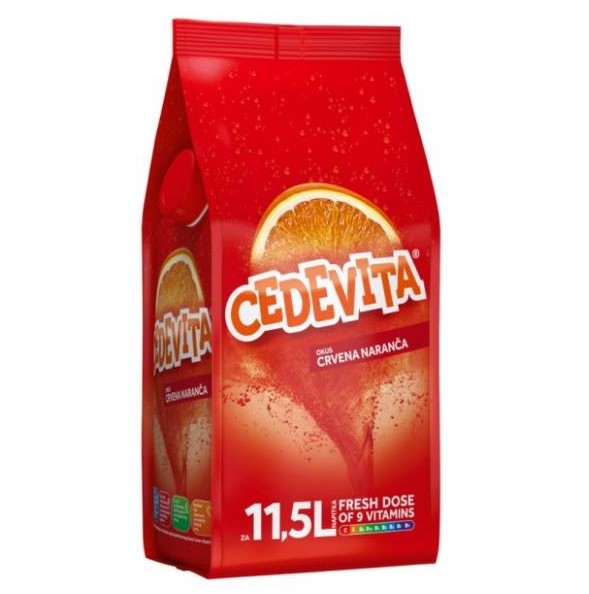 Витамински инстант пијалок | Cedevita | Црвен портокал | 900gr