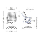 Работен стол | FLY | црвен