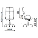 Работен стол | NADIR | бел