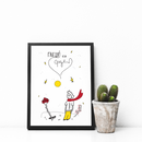 Постер во рамка  | Гледај со срце | Тиноски